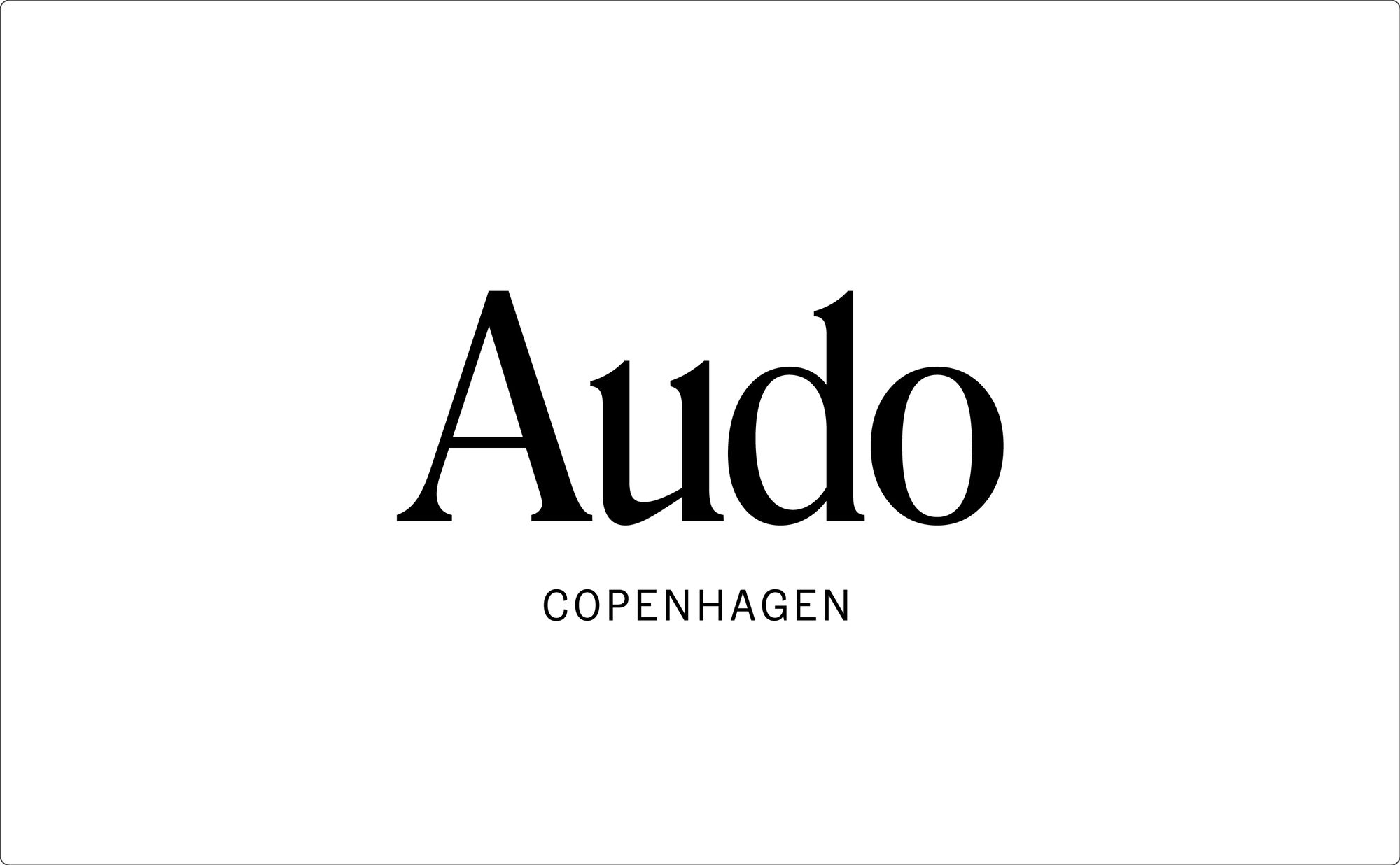 Audo Copenhagen Logo